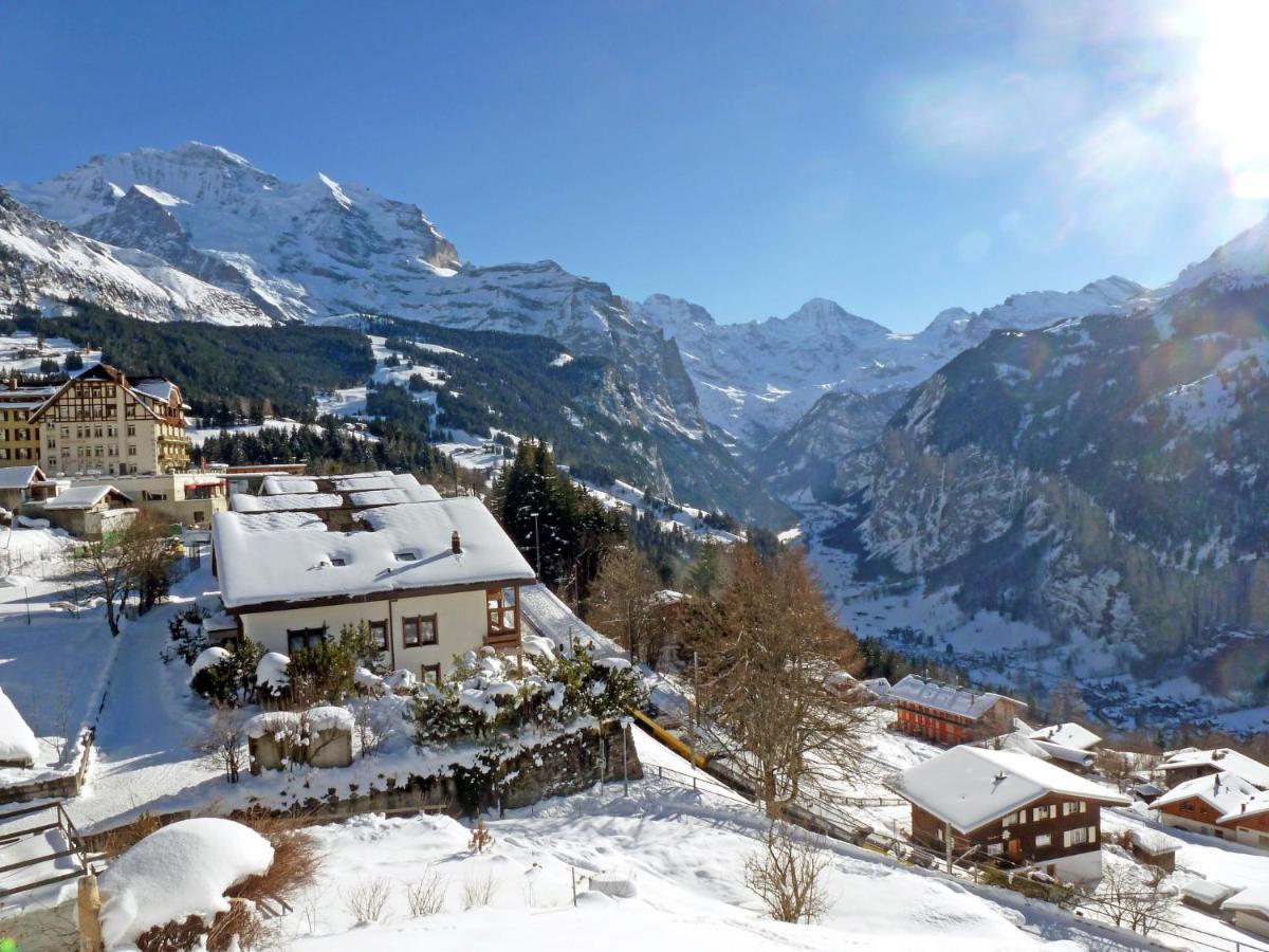 Apartment Rose Studio Y By Interhome Wengen Exteriér fotografie