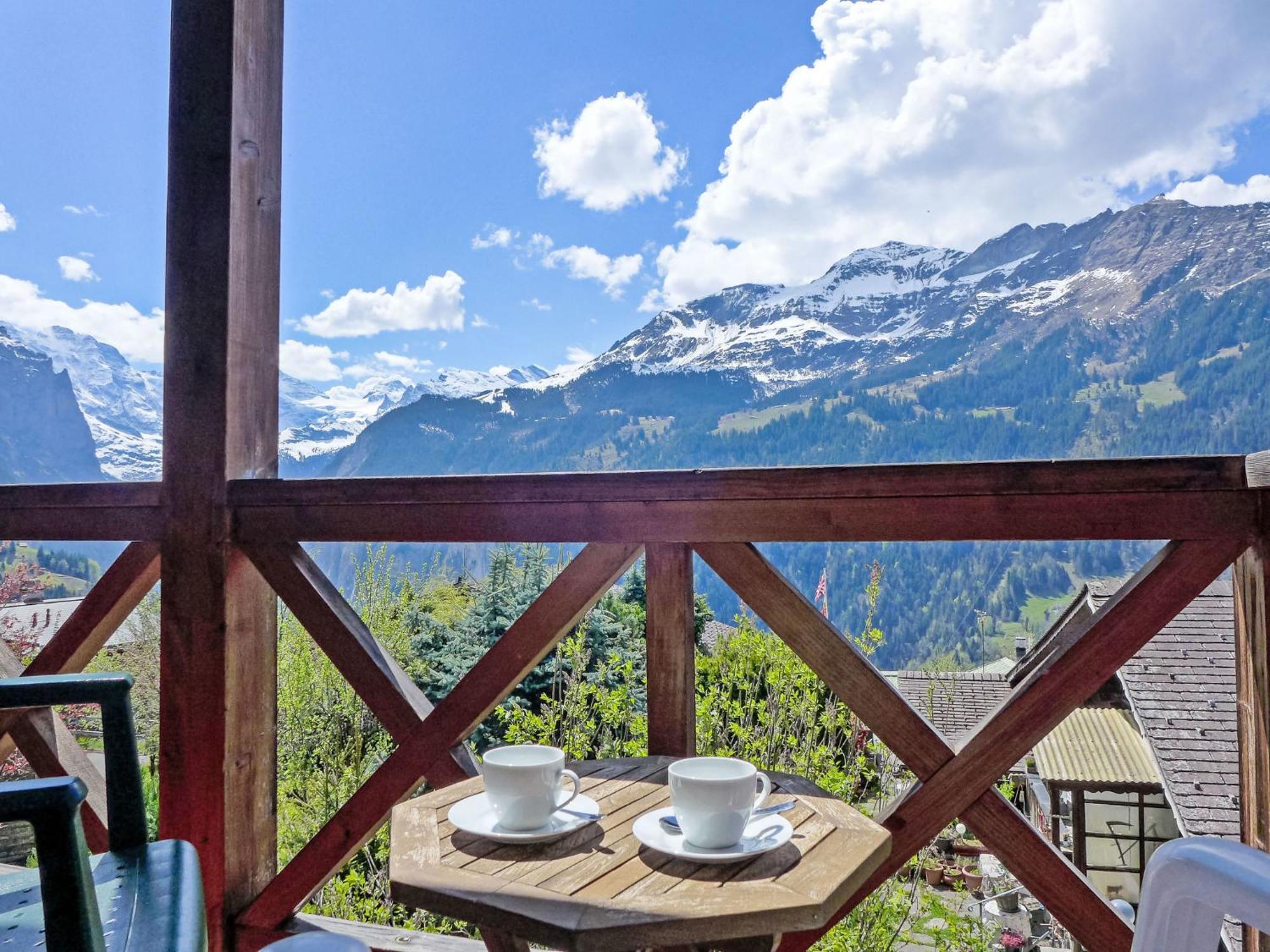 Apartment Rose Studio Y By Interhome Wengen Exteriér fotografie